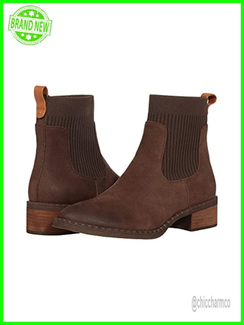 Chelsea Sock Bootie Pebbled Leather Ankle Boot